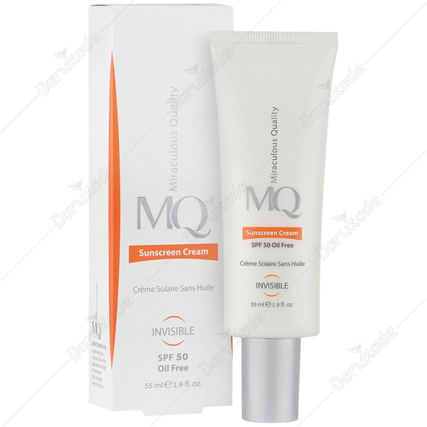 کرم ضد آفتاب فاقد چربی SPF50 ام کیو (بی رنگ)